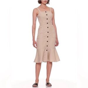 Banana Republic Beige Midi Dress